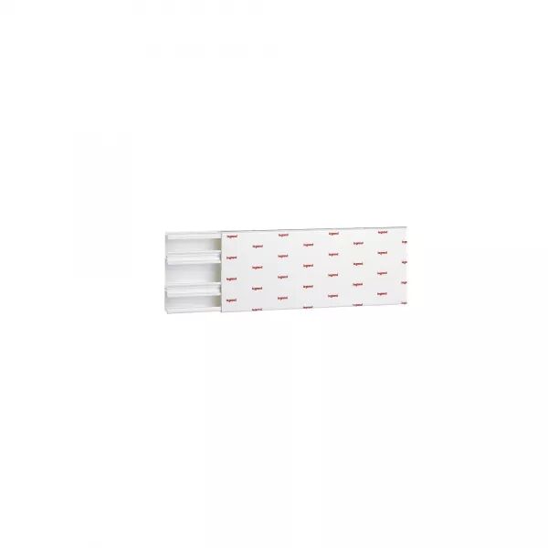 MOULURE DLPLUS 40X16MM 2 COMPARTIMENTS LONGUEUR 3M - BLANC