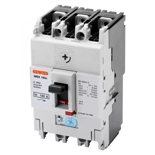 MSX 160C 3P 160A 25KA TRMF TERM.FC - GWD9067