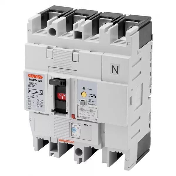 MSXD 125 3P+N 20A 25KA TRMF TERM.FC - GWD9551