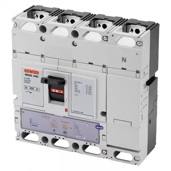 MSXE 1000 4P 800A 50KA LSIG TERM.FC - GWD9404