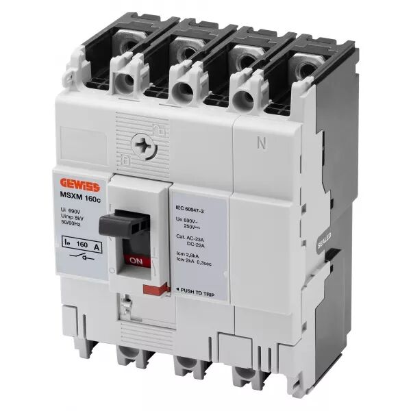 MSXM 160C 4P 160A TERM.FC - GWD9442                                    -