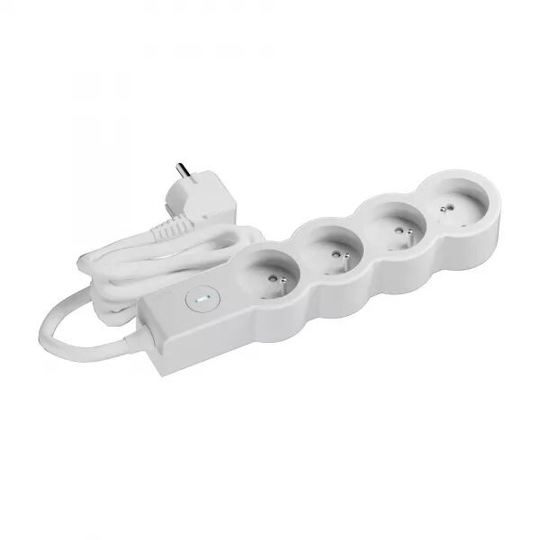 MULTIPRISE 4X2P+T 16A 230V-3680W INTER ON/OFF - CORDON 3M - B