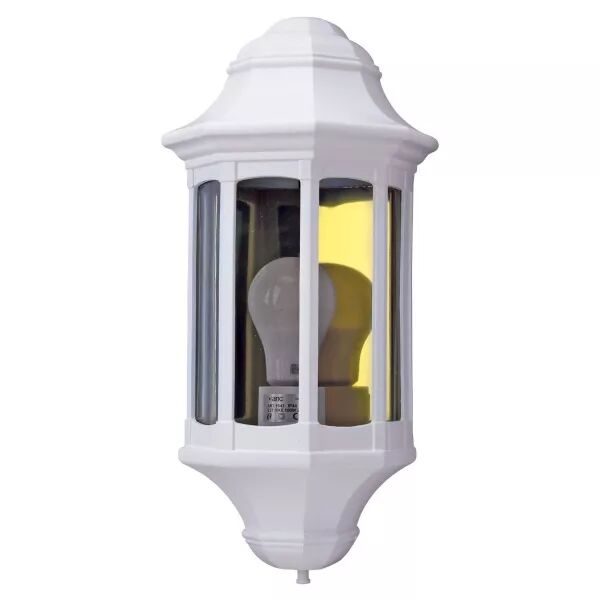 MURA - Applique Mur Ext. IP44 IK08, blanc, E27 77W max., Lpe non incl. (1943)