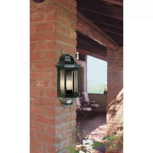MURA - APPLIQUE MUR EXT. IP44 IK08, NOIR, E27 77W MAX., LPE NON INCL.