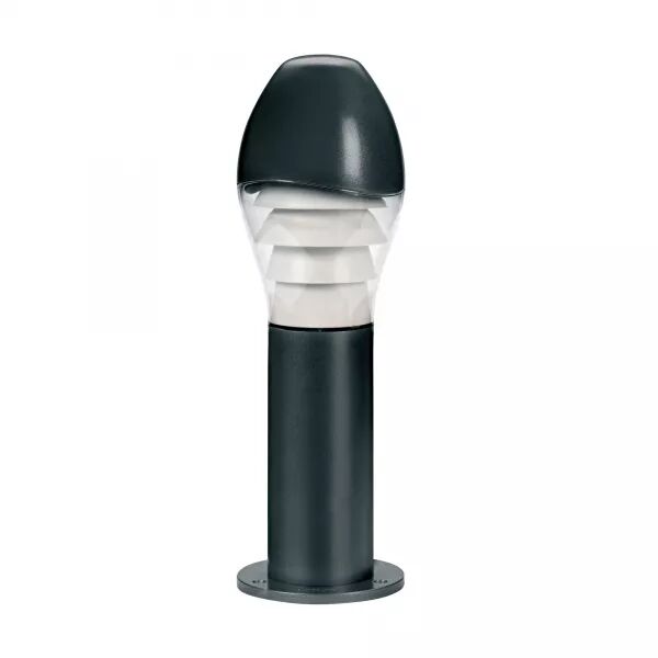 NEWAY - BORNE EXT. IP65 IK07, GRAPHITE, E27 57W MAX., LPE NON INCL., HAUT.45CM
