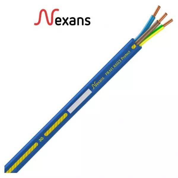 Nexans FRN1X6G3 Protect cuivre 3G2.5 touret 500 m(CABFRN1X6G3 3G2,5T500)