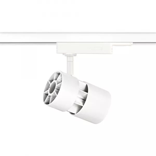 NINETY - PROJ. RAIL 1 ALL.029, BLANC, ANGLE 30�, LED INT�G. 39W 4000K 3500LM