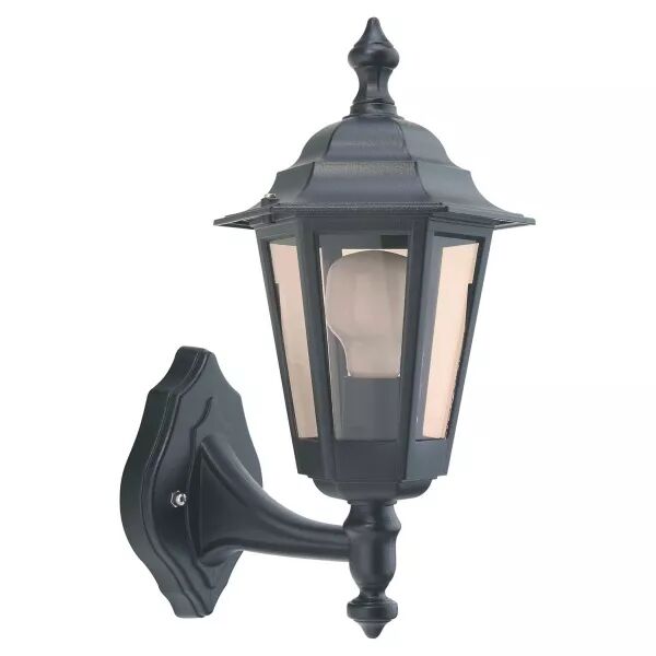 NIZA - Applique Mur Ext. IP43 IK02, noir, E27 60W max., Lpe non incl. (1933)