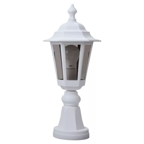 NIZA - Borne Ext. IP43 IK02, blanc, E27 60W max., Lpe non incl., haut.45cm (1938)