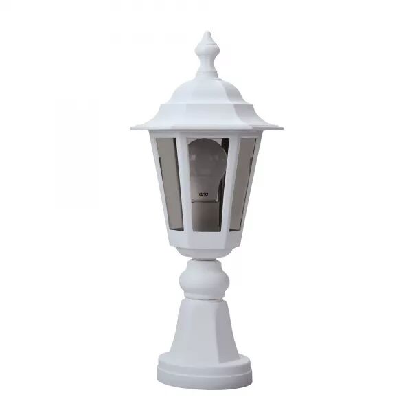 NIZA - BORNE EXT. IP43 IK02, BLANC, E27 60W MAX., LPE NON INCL., HAUT.45CM