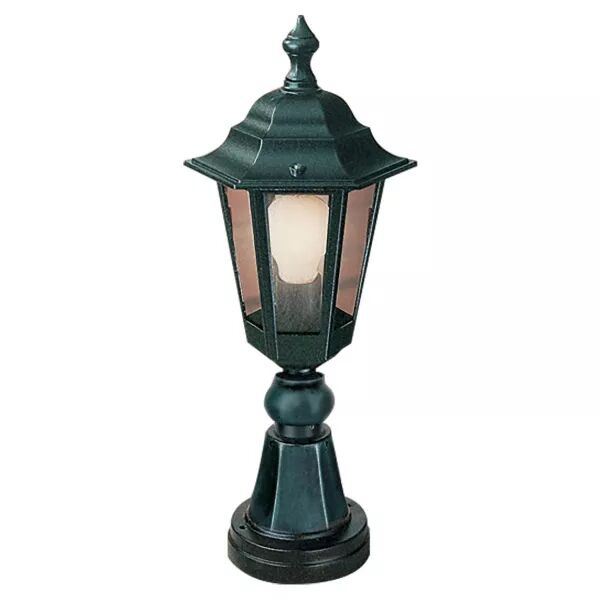 NIZA - Borne Ext. IP43 IK02, noir, E27 60W max., Lpe non incl., haut.45cm (1937)