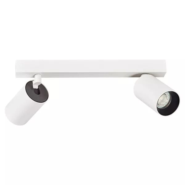 NOLAN B2 - Plaf./Appl. Mur, blanc, a/lpe LED 6,6W 3000K 600lm incl. (50678)