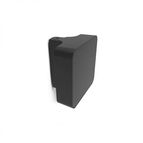 NOVA APPLIQUE MURALE 10W 3000K ALU+ PC CARRE NOIR