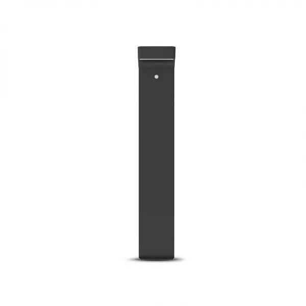 NOVA POTELET 950MM 6W 3000K  SOLAIRE CARRE NOIR + DETECTEUR IR