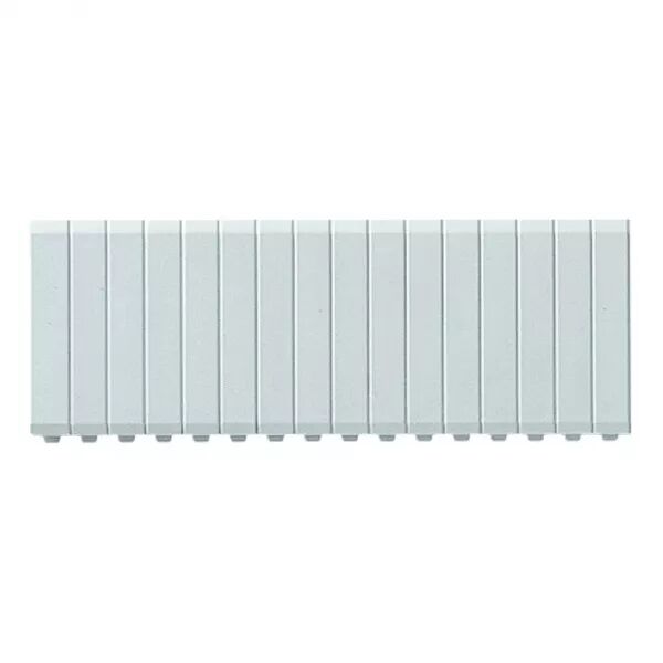 Obturateur en bande pour coffrets vector IP55 6 modules RAL 7035 gris clair (VZ413)