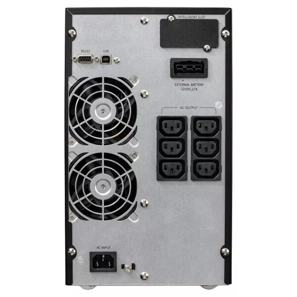 Onduleur 9E Tour, 1ph, on-line, 2000VA, 1600W, sortie 6 (C13) (9E2000I)