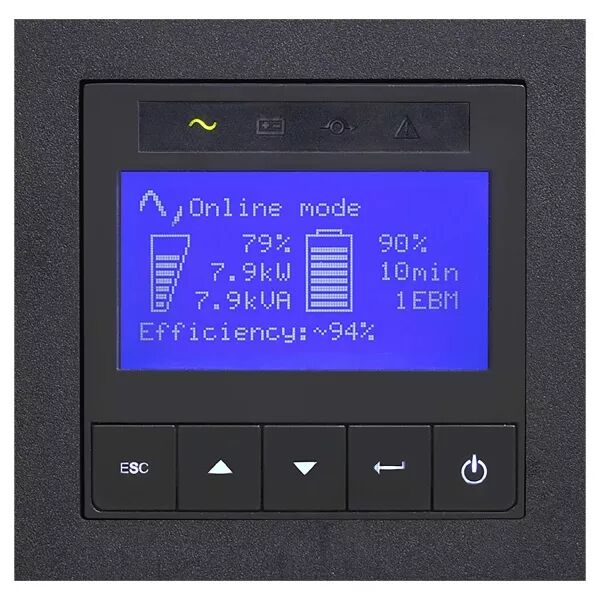 Onduleur 9PX, 1ph, on-line, 11kVA, 10kW, Rack / Tour 6U, Bypass, carte Ethernet (9PX11KIRTNBP)