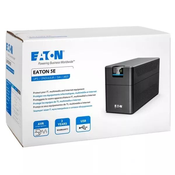 Onduleur Eaton S�rie E, 5E G2 1200VA, Line Interactive, sortie IEC, Port USB (5E1200UI)