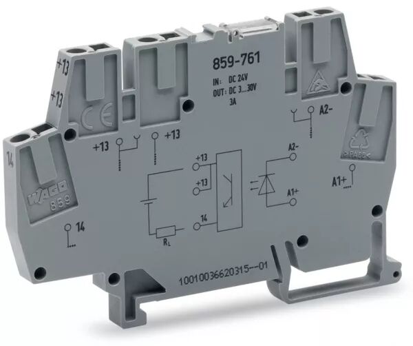 OPTO.6MM 24VDC/24VDC/3A/350HZ IN BAS