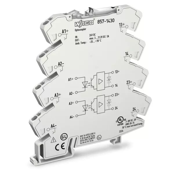 OPTOCOUPL.2C.24V/3-30VDC 3A857-1430