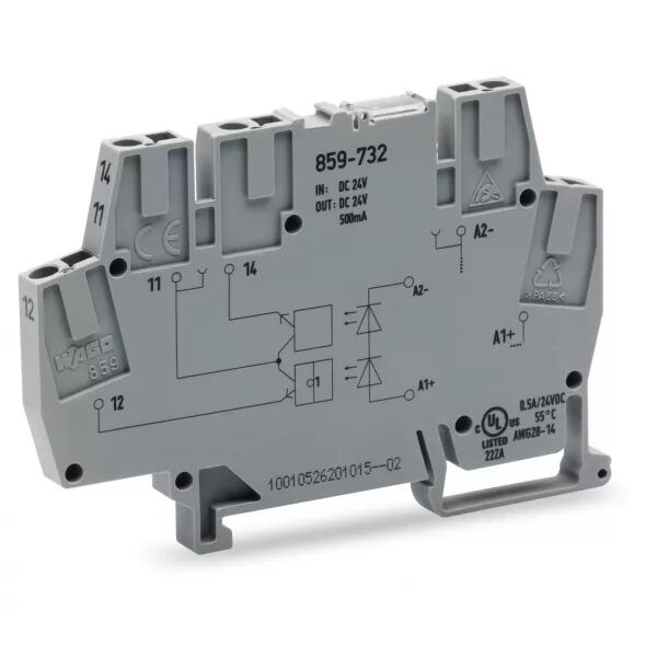 OPTOK. 24VDC/24VDC, 500MA, WECHSLER859-732