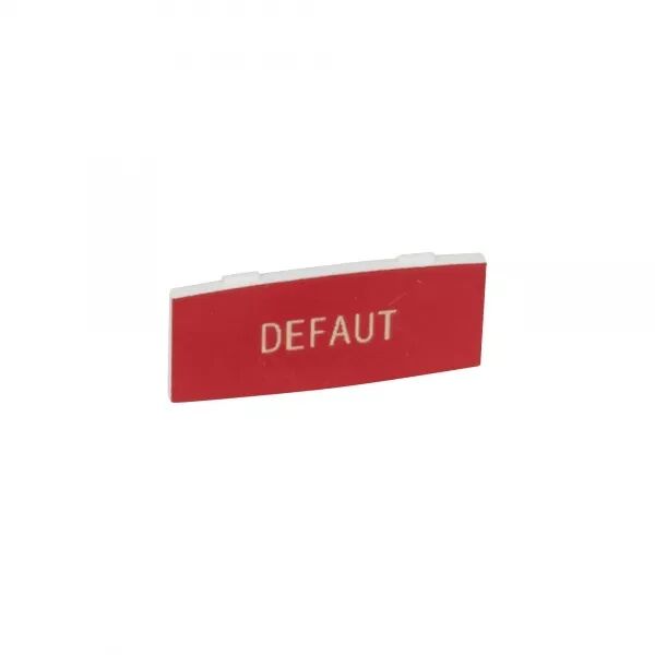 OSMOZ INSERT AVEC TEXTE DEFAUT FOND ROUGE - ALU - PETIT MOD�LE