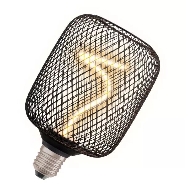 OSRAM - LED OSRAM 1906 Cage Noire Cylindr 100 Filam Spirale Gradable 3,5W 130lm 818 E27 (4058075840300)