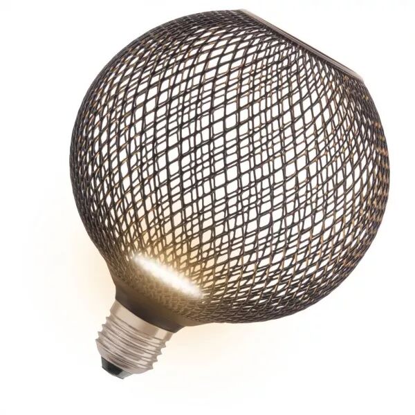 OSRAM - LED OSRAM 1906 Cage Noire Globe 125 + LED Plate  3,5W 300lm 827 100� E27 (4058075840126)