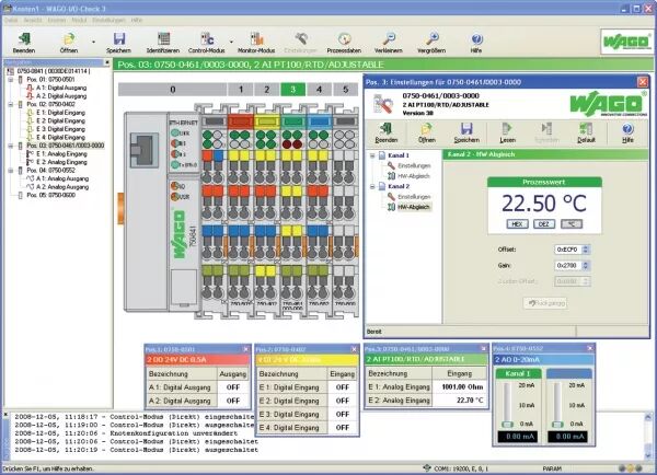 OUTIL DE CONFIGURATION WAGO-I/O-CHECK (LOGICIEL + C�BLE USB)