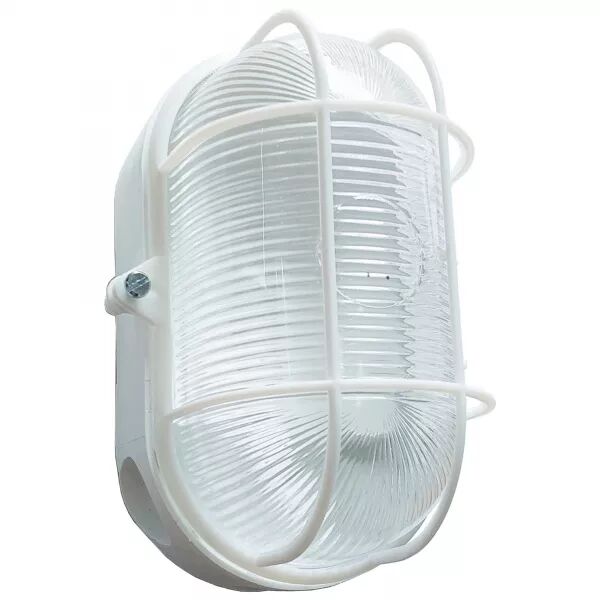 OVALE E27 SSL GRILLE BLANC