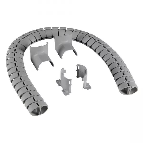 OVALINE souple 1m liaison horizontale ou chemin de c�ble avec support fixation