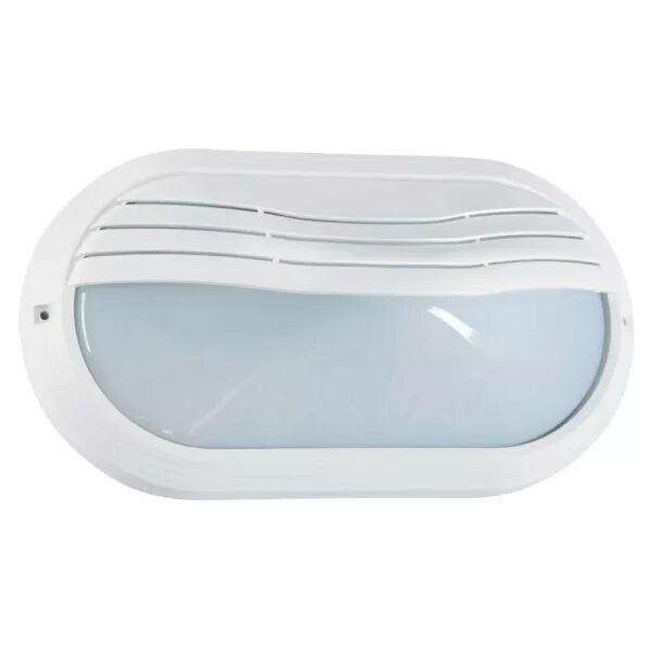 OVO 270TP - Hublot Ext. IP65 IK10, ovale, blanc, E27 40W max., lpe non incl. (2202)