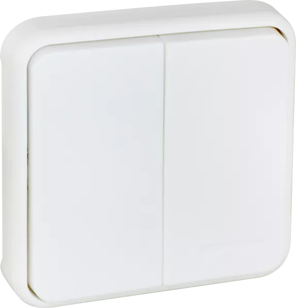 OXXO dble VV compos BLANC IP55 (60832)