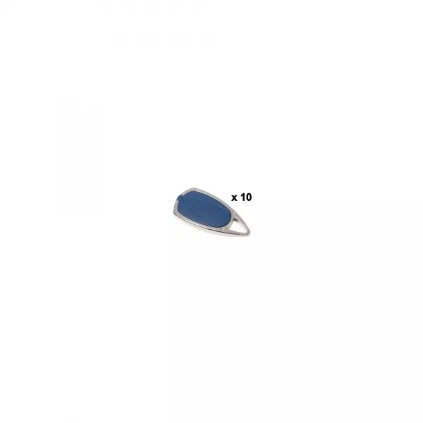 PACK DE 10 BADGES R�SIDENTS M�TAL ET ABS POUR DGM1