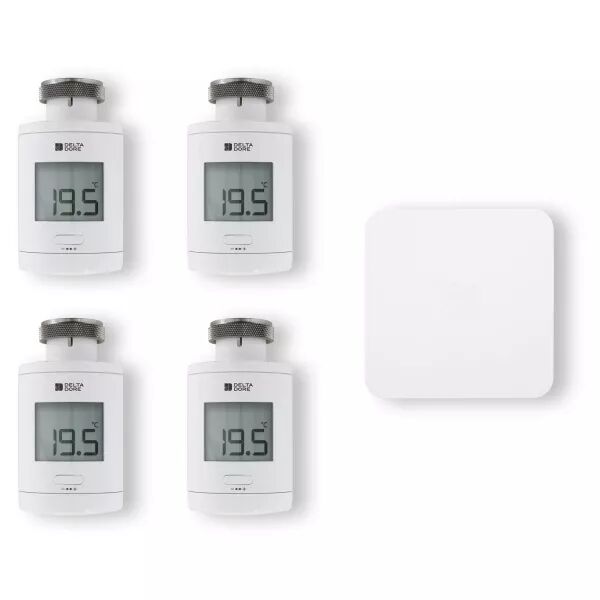 Pack starter TRV 1.0 connect� | 4 t�tes thermostatiques intelligentes (6050684)