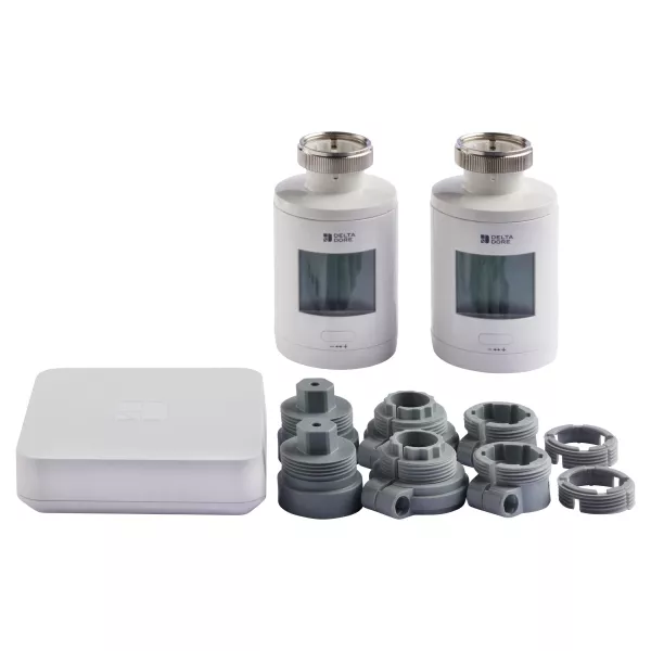 Pack TRV 1.0 connect� | 2 t�tes thermostatiques intelligentes avec accessoires (6050664)