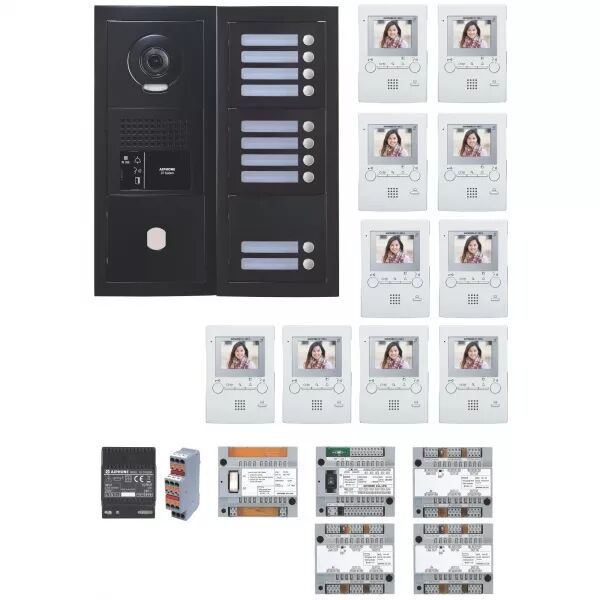 PACK VID�O PROGRAMM� 10 LOTS, PLATINE NOIRE SATIN, 10XGT1M3L - D�LAI 3 SEMAINES