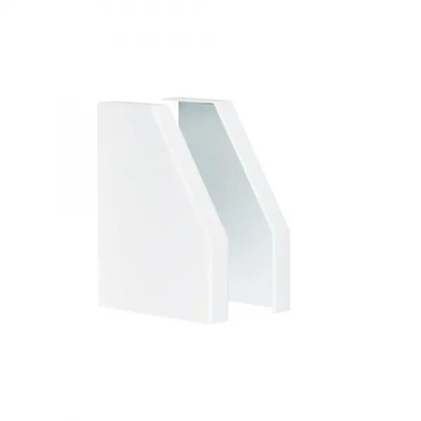 PAIRE D\'EMBOUTS C�T�S DROIT ET GAUCHE POUR GOULOTTE RK 190X110MM BLANC