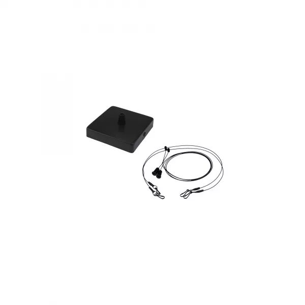 PANEL LED LOUVER : KIT DE SUSPENSION 1,5M NOIR POUR PANEL 600X600 ET 1200X300