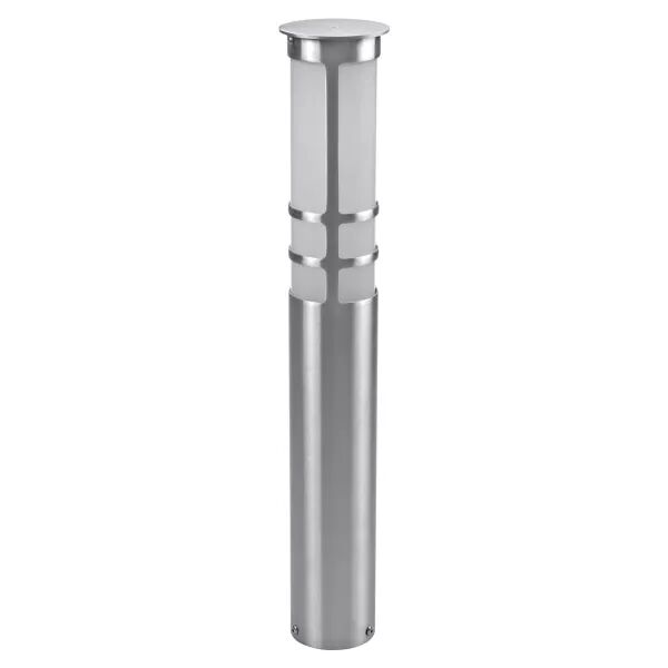 PAO - Borne Ext. IP44 IK07, inox, E27 23W max., lampe non incl., haut.55cm (0370)