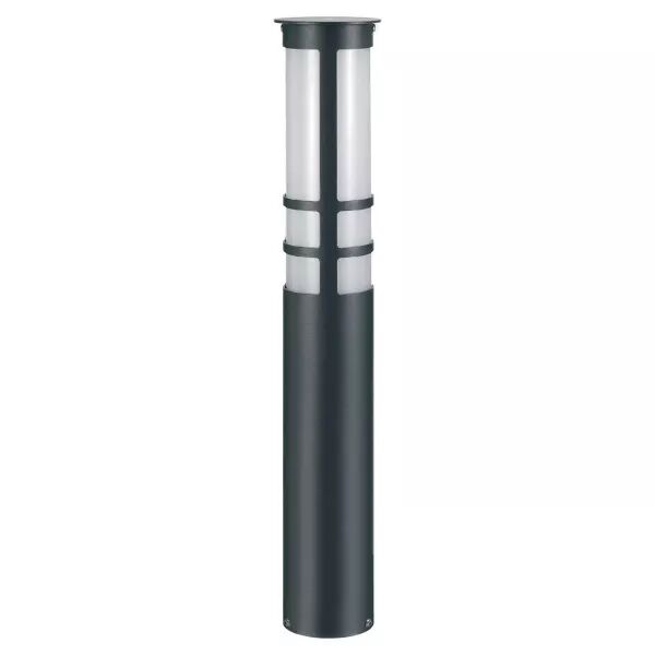 PAO - Borne Ext. IP44 IK07, noir, E27 23W max., Lpe non incl., haut.55cm (0341)