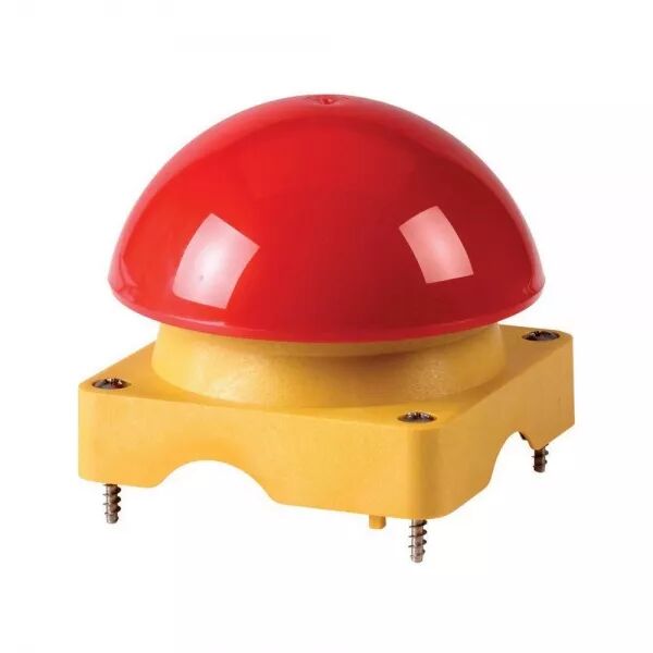 PARTIE SUP�RIEURE DU BO�TIER JAUNE, T�TE ROUGE