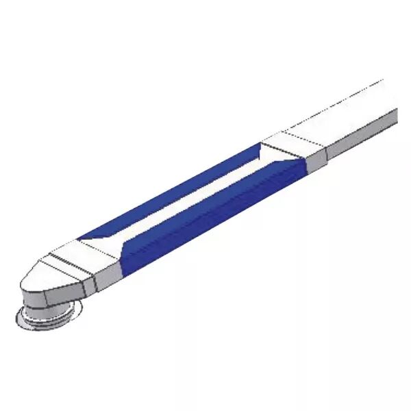 Pas r50 55x220 - piege a son pour conduit rectangulaire section 55 x 220 (460047)