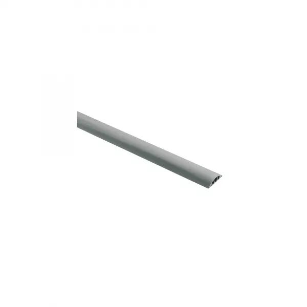 Passage de plancher 50x12mm-Fond+couvercle-3 compartiments-Longueur 2m-Gris 7030