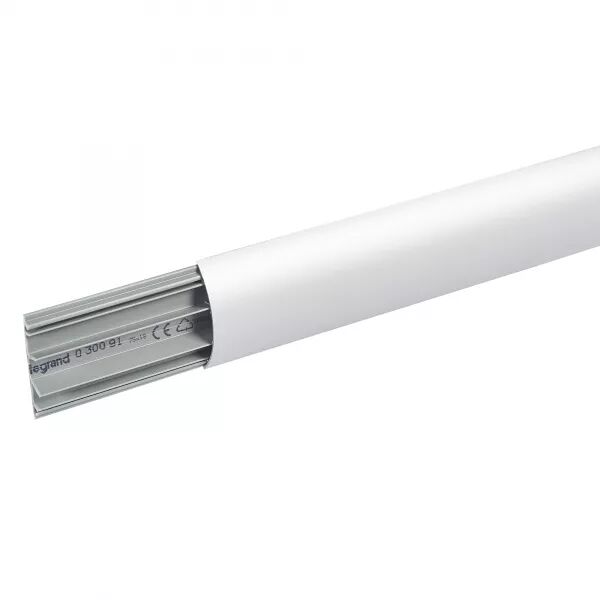 PASSAGE DE PLANCHER ALUMINIUM 3 COMPARTIMENTS 75X18MM - GRIS RAL7030