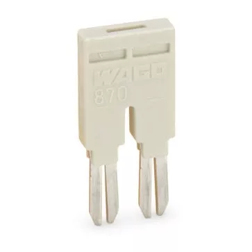 Peigne de pontage enfichable, 2 p�les / Gris clair, isol�, In=18A870-402