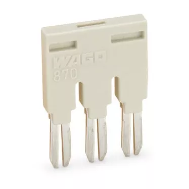 Peigne de pontage enfichable, 3 p�les / Gris clair, isol�, In=18A870-403
