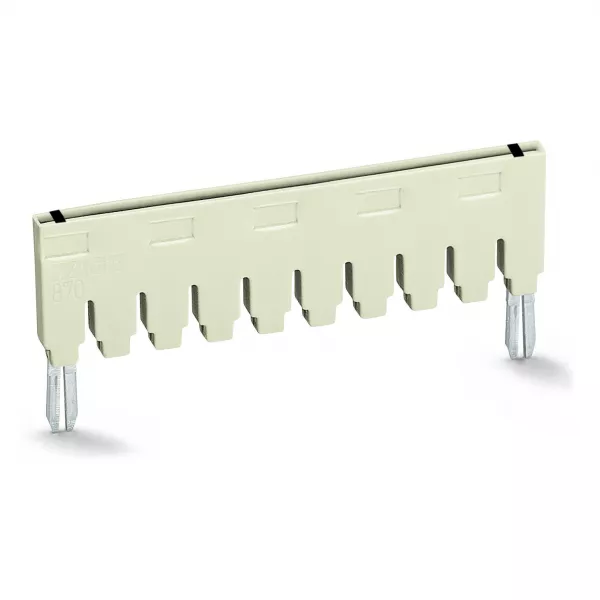Peigne de pontage enfichable de 1 � 3/ Gris clair, isol�, In=18A870-433