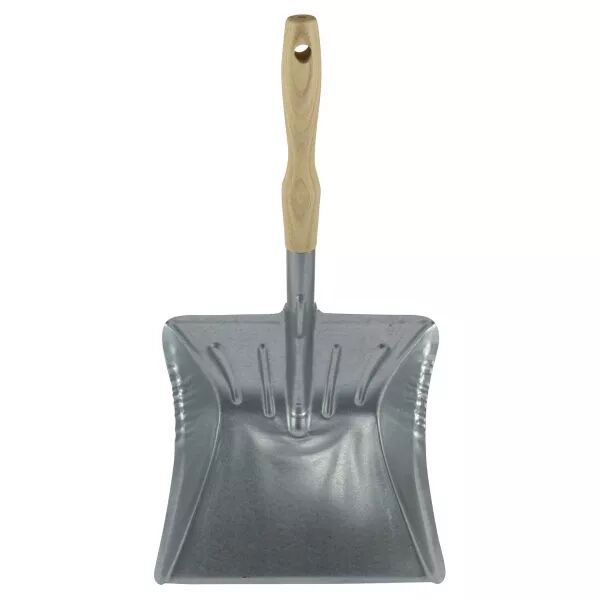 Pelle � poussi�re et gravas, acier galvanis�, manche bois, largeur 220 mm (393227)