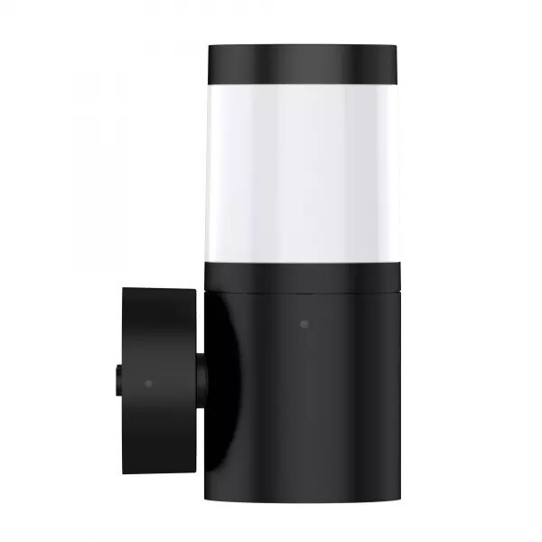 PHAROS - APPLIQUE MUR EXT. IP65 IK08, NOIR, LED CCT 3000/4000K 8W 620LM